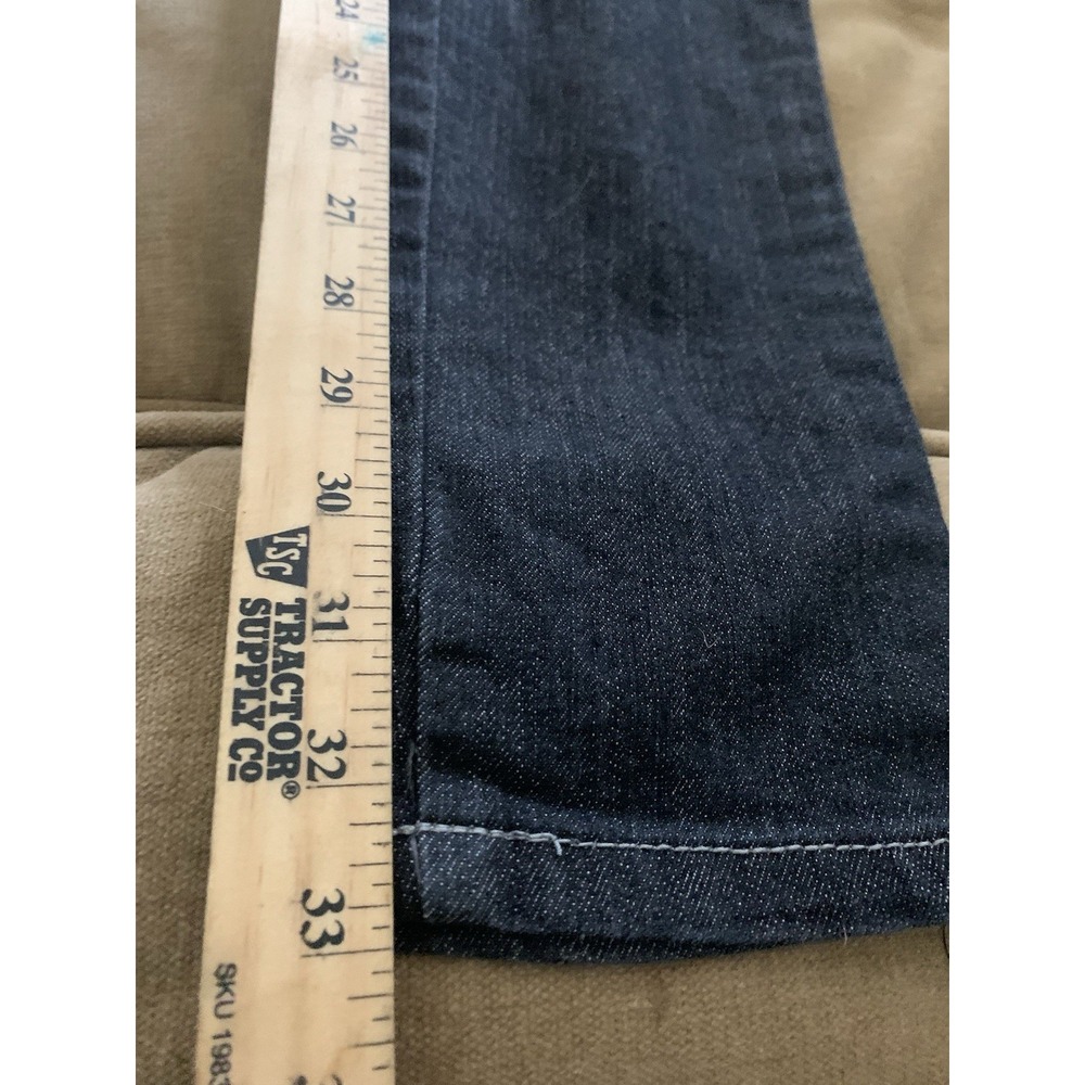 Women's 14W Dereon 30x33 Dark Wash Straight Skinny? Jeans Y2K - Picture 5 of 7
